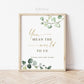 You Mean the World to Us Please Sign Our Globe Guestbook Sign Printable . Greenery & Gold . Wedding Decor Sign . 8x10 Instant Download G2