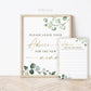 Advice for the New Mommy Sign + Card . Baby Shower Printable Advice . Greenery + Gold . Sip and See Gender Reveal Game . Instant Download G2