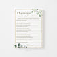 15 Questions About the Parents to be Printable Baby Shower Game . How Well Do You Know Parents . Greenery and Gold . Instant Download . G2