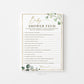 Baby Shower Feud Printable Baby Shower Game . Greenery and Gold . Fun Baby Shower Game . Sip and See Gender Reveal . Instant Download . G2