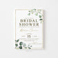 Bridal Word Scramble Fun Bridal Shower Game . Greenery and Gold . Hens Bachelorette Party . Printable Instant Download G2