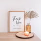 Thank You for Coming PRINTABLE Sign . Minimalist Boho Baby Bridal Shower Wedding Engagement Bachelorette Hens Party . 8x10 Instant Download