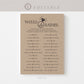 Would She Rather Game . Who Knows Bride Best . Bachelorette . Modern Minimalist . PRINTABLE Editable Template Instant Download Templett G2-T