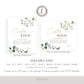Custom Sign for Home, Business, Wedding, Bridal, Baby Shower, Holiday, Party, Quote . Greenery . PRINTABLE Editable Template Templett G2-T