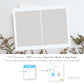 Cards and Gifts Baby Shower Personalized Sign . Boho Pampas Blue Floral Baby Boy . PRINTABLE Editable Instant Download Templett Template
