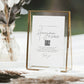 Honeymoon Fund Sign Template for Wedding . QR Code . Modern Minimalist Wedding . PRINTABLE Editable Templett . Instant Download . PENNY