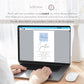 Wedding Invitation Template Suite with RSVP, Details, QR Code . Minimalist Modern Wedding Set . Editable Instant Download . Templett PENNY