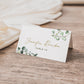 Place Cards Template for Wedding . Greenery and Gold . Table Number Name Escort Cards . PRINTABLE Editable Templett Instant Download . G2-T