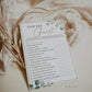 Find the Guest Bridal Shower Bachelorette Game . Greenery + Gold . PRINTABLE Editable Template Instant Download Templett G2-T