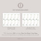 Greenery Wedding Favor Tags Editable Template . Bridal Shower Baby Shower Thank You Tags Personalized . PRINTABLE Templett Download G2-T