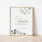 Busy Bags For the Kids Wedding Sign Printable . Kids Wedding Table . Wedding Decor . Wedding Signage . Greenery + Gold G2 . Instant Download
