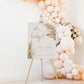 Oh Baby Welcome Sign . Boho Pampas Grass Baby Shower Template . PRINTABLE Editable Poster . Instant Download Templett ELISA