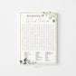 PRINTABLE Bridal Shower Games Bundle . 14 Best Selling Games of 2022 . Instant Digital Download Printable Package . Greenery & Gold G2
