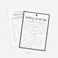 Wedding Guest Libs Game . FULLY EDITABLE . Printable Funny Wedding Advice Mad Libs . Minimalist Personalized . Download Template Templett