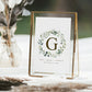 Personalized Family Name Printable Christmas Gift Sign . Last Name Monogram Established Date . Wedding Anniversary . Download Templett