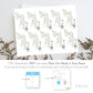 Custom Enclosure Card Editable Template . Wedding Baby Bridal Shower . Invite Insert . Greenery + Gold . PRINTABLE Templett Instant Download