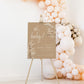 Oh Baby Welcome Sign . Boho Pampas Grass Baby Shower Template . PRINTABLE Editable Poster . Instant Download Templett ELISA