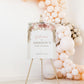 Baby Shower Welcome Sign Personalized Template . Pink Boho Pampas . PRINTABLE Editable Welcome Poster . Instant Download Templett Template