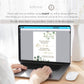 Help the Busy Mom to Be Addressee Sign Printable Template . Greenery + Gold . Baby Shower Thank You Cards . Instant Download Templett G2-T