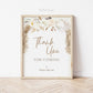 Thank You for Coming Please Take One PRINTABLE Baby Bridal Shower Sign . Gender Neutral . Pampas Grass White Floral . 8x10 Instant Download
