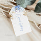 MOMosa Bar Sign + Mimosa Tags Template . Baby Shower Mimosa . Pampas Blue Floral . PRINTABLE Editable Template . Instant Download Templett