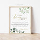 The Ring Hunt Game Sign Printable . Greenery and Gold . Bridal Shower Bachelorette Hens Party Find the Rings Game . 8x10 Instant Download G2