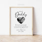 Father's Day Gift from Baby Kids Son Daughter . PRINTABLE Personalized First Fathers Day Gift . Dear Daddy Minimalist . DIGITAL DOWNLOAD