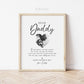 Father's Day Gift from Baby Kids Son Daughter . PRINTABLE Personalized First Fathers Day Gift . Dear Daddy Minimalist . DIGITAL DOWNLOAD