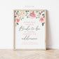 Help the Busy Bride-to-be by Making Yourself the Addressee PRINTABLE Sign . Pink Blush Floral . Bridal Shower . 8x10 Instant Download G2