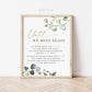Until We Meet Again Memorial Printable Sign . In Loving Memory Wedding Photo Table Sign . Wedding Memorial Table Sign . Greenery G2