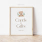 Cards and Gifts Teddy Bear Printable Sign . Baby Shower Boy Blue . We Can Bearly Wait for Baby . Brown Bear Greenery . 8x10 Instant Download