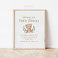 Measure the Baby Bump Teddy Bear Printable Game Sign + Cards . Baby Shower Boy Blue . We Can Bearly Wait. Greenery . 8x10 Instant Download