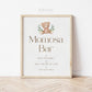 Momosa Bar PRINTABLE Sign . Teddy Bear Pink Girl . Baby Shower Brunch Sip and See . Greenery . We Can Bearly Wait . DIGITAL DOWNLOAD 8x10