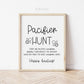 Pacifier Hunt Baby Shower Game Sign . Boy Girl Neutral . Kraft + Minimalist Black & White . Printable 8x10 Instant Digital Download . K4