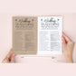Wedding Traditions Bridal Shower Guessing Game . Wedding Hens Party . Kraft + Minimalist Black White . Printable Instant Digital Download