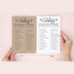 Celebrity Couples Quiz + Answer Key . Printable Bridal Shower Game . Kraft + Minimalist Black and White . Instant Digital Download PDF