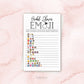 Emoji Pictionary Bridal Shower Printable Game . Wedding Bachelorette Hens Party . Minimalist Black & White . Instant Download Printable PDF