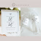 So You Don't Get Hot Take a Water Bottle Sign + Labels . Minimalist Wedding . PRINTABLE Editable Template . Instant Download Templett M2-T