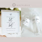 So You Don't Get Hot Take a Water Bottle Sign + Labels . Minimalist Wedding . PRINTABLE Editable Template . Instant Download Templett M2-T