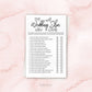 The Wedding Shoe Printable Bridal Shower Wedding Printable Game . Fun Couple Game . Black White Rustic Modern . Instant Digital Download