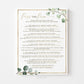 Pass the Poem Baby Shower Game . Baby Shower Girl Boy Rustic Boho . Gift Passing Poem . Printable 8.5x11 . Instant Digital Download . G2