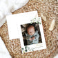 Editable Thank You Card Template with Photo . Baptism Christening Baby Shower . Greenery . PRINTABLE Templett Instant Download . G2-T