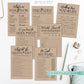 7 Popular Bridal Shower Games Bundle . Virtual + Printable . Rustic Kraft . Digital Download Package . Modern Funny Games for Large Groups