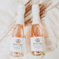 Mini Champagne Bottle Label Template . Teddy Bear Baby Shower 3 Colors Green Pink Blue . Bubbly Favors . PRINTABLE Templett Instant Download