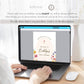 Baby Shower Welcome Sign Template . Wildflowers Girl Baby Shower . PRINTABLE Editable Poster . Instant Download Templett