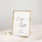 Cards and Gifts Simple Modern Sign . Wedding Baby Bridal Shower Birthday Party . PRINTABLE Editable Template Instant Download Templett SM-T