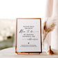 Help the Busy Mom to Be Addressee Sign Printable Template . Simple Modern . Baby Shower Thank You Cards . Instant Download Templett SM-T