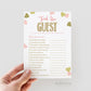 Find the Guest Baby Shower Game . Icebreaker Fun Game . Find Someone Who . PRINTABLE Instant Download . Pink and Gold Hearts Girl