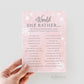 Would She Rather Baby Shower Game . Who Knows Mommy Best . Winter Girl . Pink and Silver Snowflakes Wonderland . Printable Instant Download