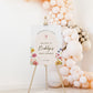 Baby Shower Welcome Sign Template . Wildflowers Girl Baby Shower . PRINTABLE Editable Poster . Instant Download Templett